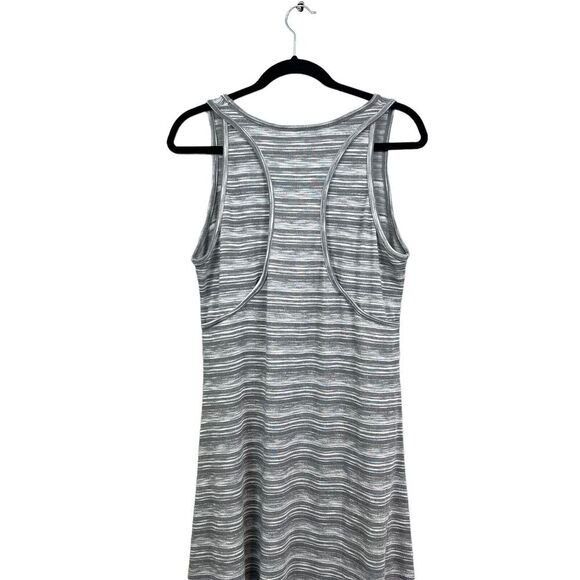 Converse One Star Tank Dress Stretch Striped Gray Racerback Hi Low Hem Women L - Picture 5 of 5